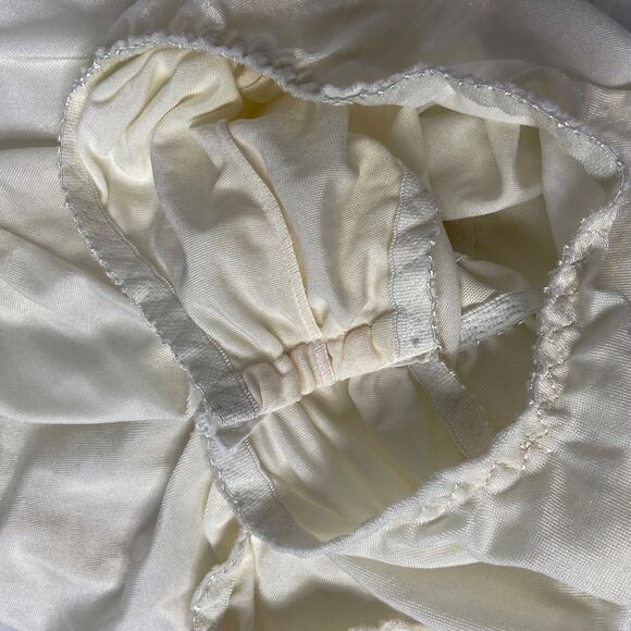 Vintage Bodysuit Shapewear‎ Milady Size 36C Ivory White Lightly Padded - Picture 11 of 14